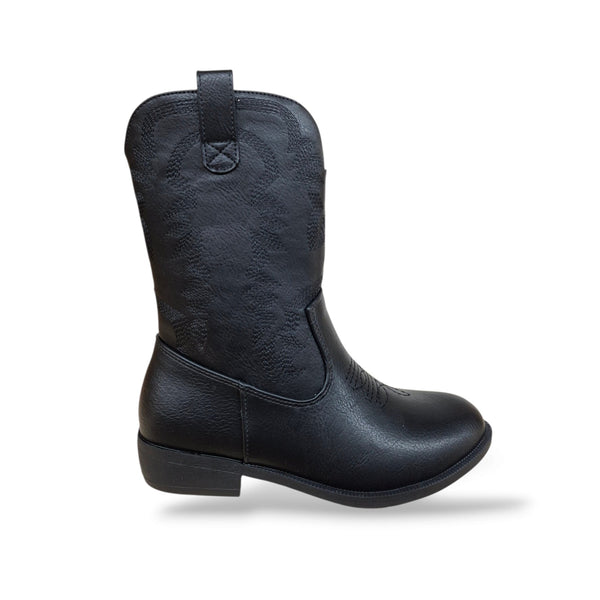 asso-kaly-ag-18247-stivaletto-camperos-bambine-ragazze-nero-pelle-zip-laterale-western-contemporaneo-taglie-31-40-scarpetteria-gica-trani
