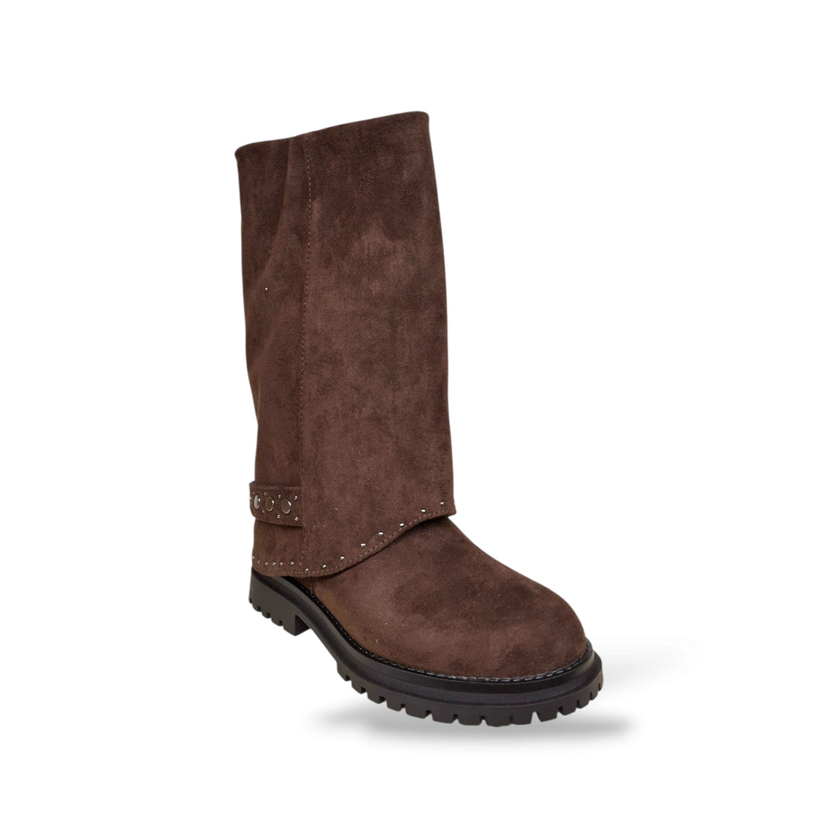 stivali-bambine-ragazze-melania-ms65075-marrone-nero-pelle-bicolore-grintosa-borchie-rock-metalliche-zip-laterale-suola-resistente-trendy-contemporaneo-moda-scuola-tempo-libero-taglie-31-36-scarpetteria-gica-trani

