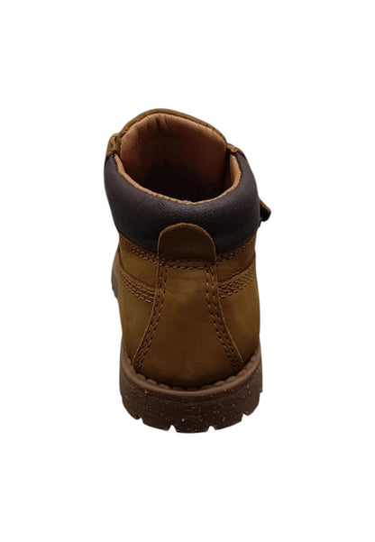 Boscaiolo bambino Grunland Junior Puof ocra pelle velcro comfort premium
