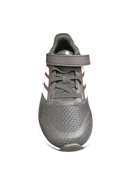 Scarpe sneakers Bambine e ragazze adidas RUNFALCON  nero-bianco laccio elastico e velcro