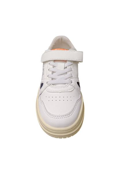 Scarpe sneakers Unisex bambini SUNS YANKEES  bianco-nero 20-35 velcro/ 36-39 laccio