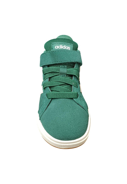 sarpe sneakers Bambini e ragazzi adidas GRAND COURT  verdone-bianco velcro
