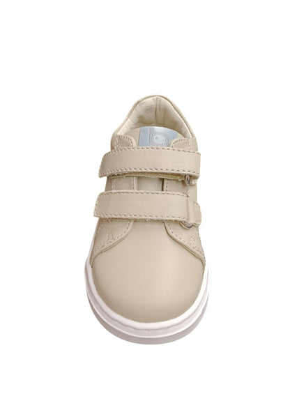 Sneakers primi passi bambino Balducci Cita bianco blu pelle - Freschezza marina con velcro