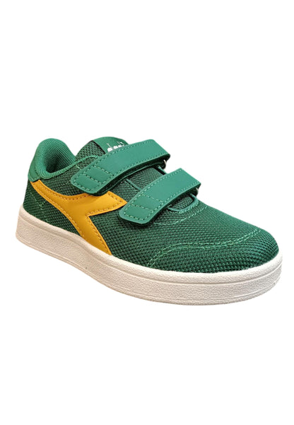 Scarpe sneakers Bambini e ragazzi Diadora bonny  verdone-giallo velcro