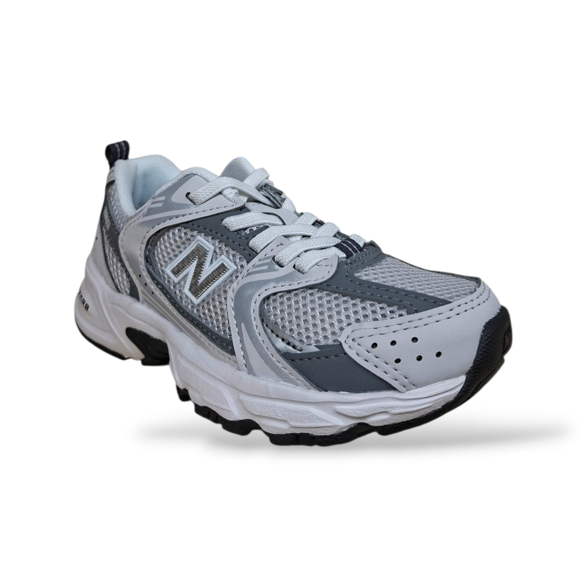 New Balance 530 Sneakers Bambini Ragazzi Grigio | Taglia 20-40 | Pelle Tessuto | Scarpetteria Gica