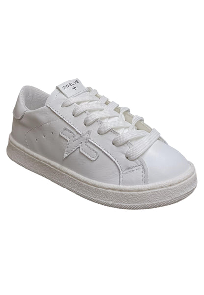 Scarpe sneakers Bambini e ragazzi TWELVE gamme  bianco laccio