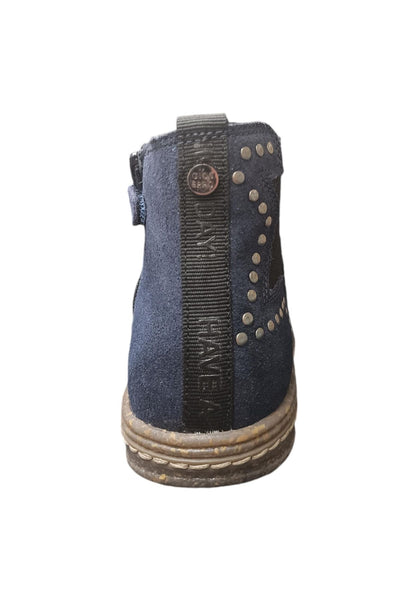 Stivaletto Bambine Gioseppo AJKA Blu con Zip - Scarpe Invernali Suede