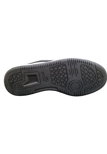 Scarpe sneakers Bambini e ragazzi PUMA REBOUND  nero-bianco laccio