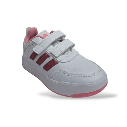 Sneakers bambina Adidas Tensaur Sport bianco rosa sportive