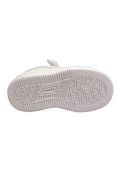 Scarpe sneakers Bambini e ragazzi PUMA CAVEN  bianco-cangiante laccio elastico e velcro