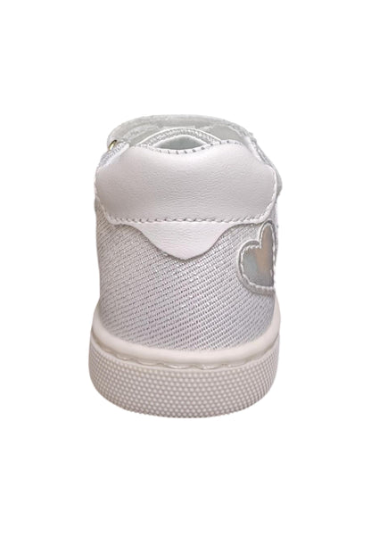 Scarpe sneakers Bambine balocchi MINI  bianco-argento velcro