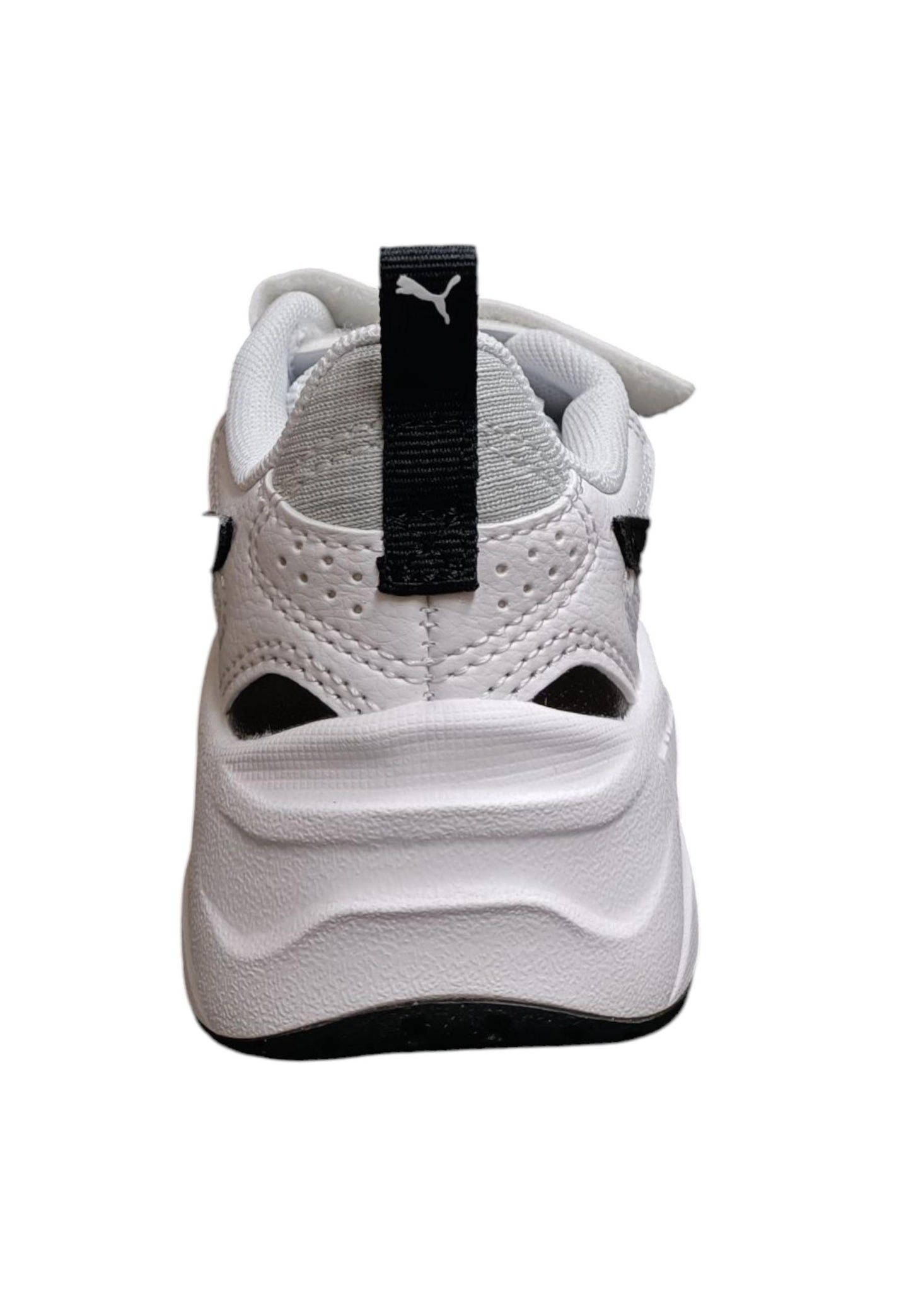 Scarpe sneakers Bambini e ragazzi PUMA TRINITY  bianco-nero laccio elastico e velcro