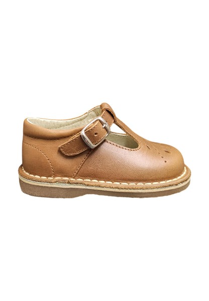 Scarpe occhi di bue-semiaperto Bambini panyno B2805  cuoio fibia