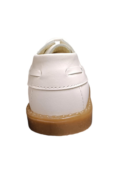 Scarpe inglesino Bambini panyno B3622  bianco laccio