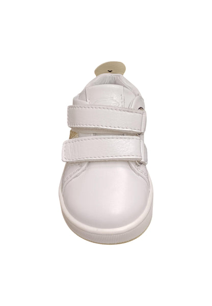 Scarpe sneakers Bambine balducci cita  bianco-dorato velcro