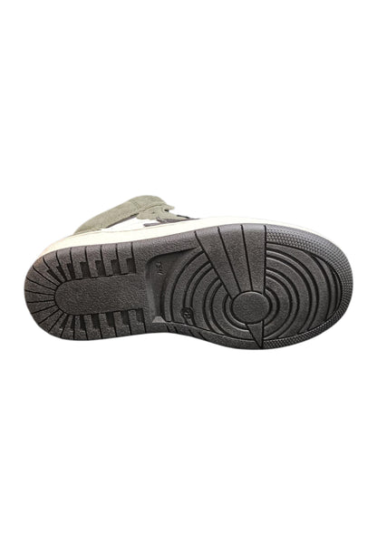 Ciao Junior Snk Sneakers Bambino Ragazzo Bianco Verdone Nero - Scarpe Pelle Zip