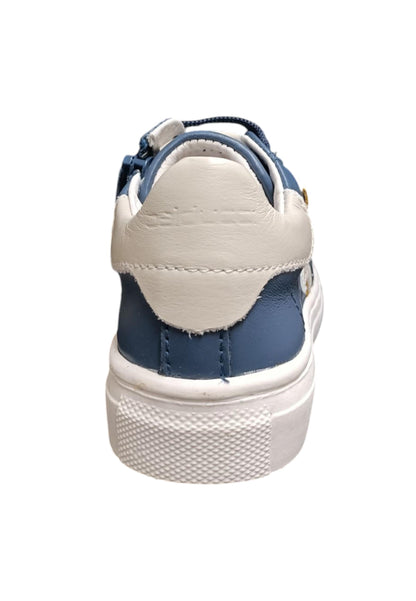 Scarpe sneaker Bambini e ragazzi balducci BUTTER  blue-bianco laccio e zip laterale