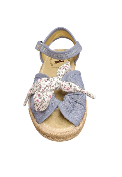 Espadrillas bambina Vul-Ladi Carla jeans tela velcro summer style