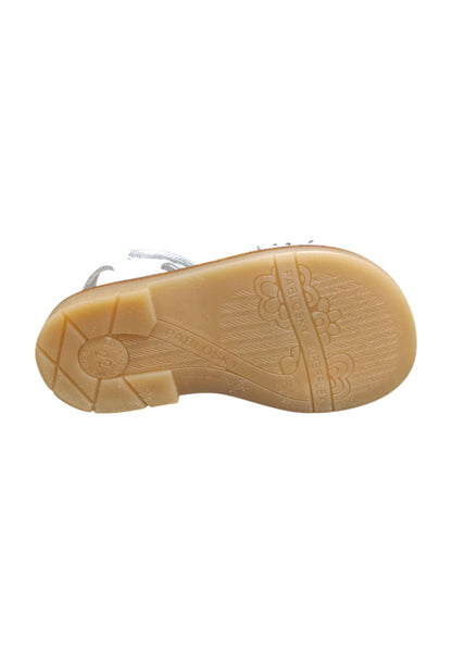 Sandalo bambina Pablosky Olimpo bianco pelle velcro comfort anatomico