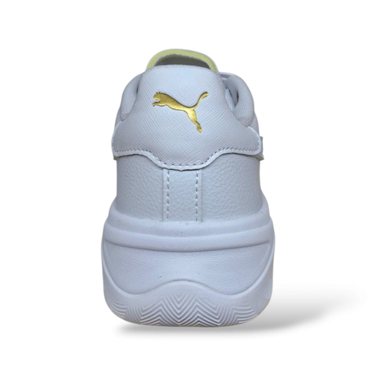 Puma Court Bae 408625 Sneakers Bambini e Ragazzi Bianco | Pelle Laccio Elastico Velcro Tennis Style Minimal Premium | Taglie 28-35 | Scarpetteria Gica