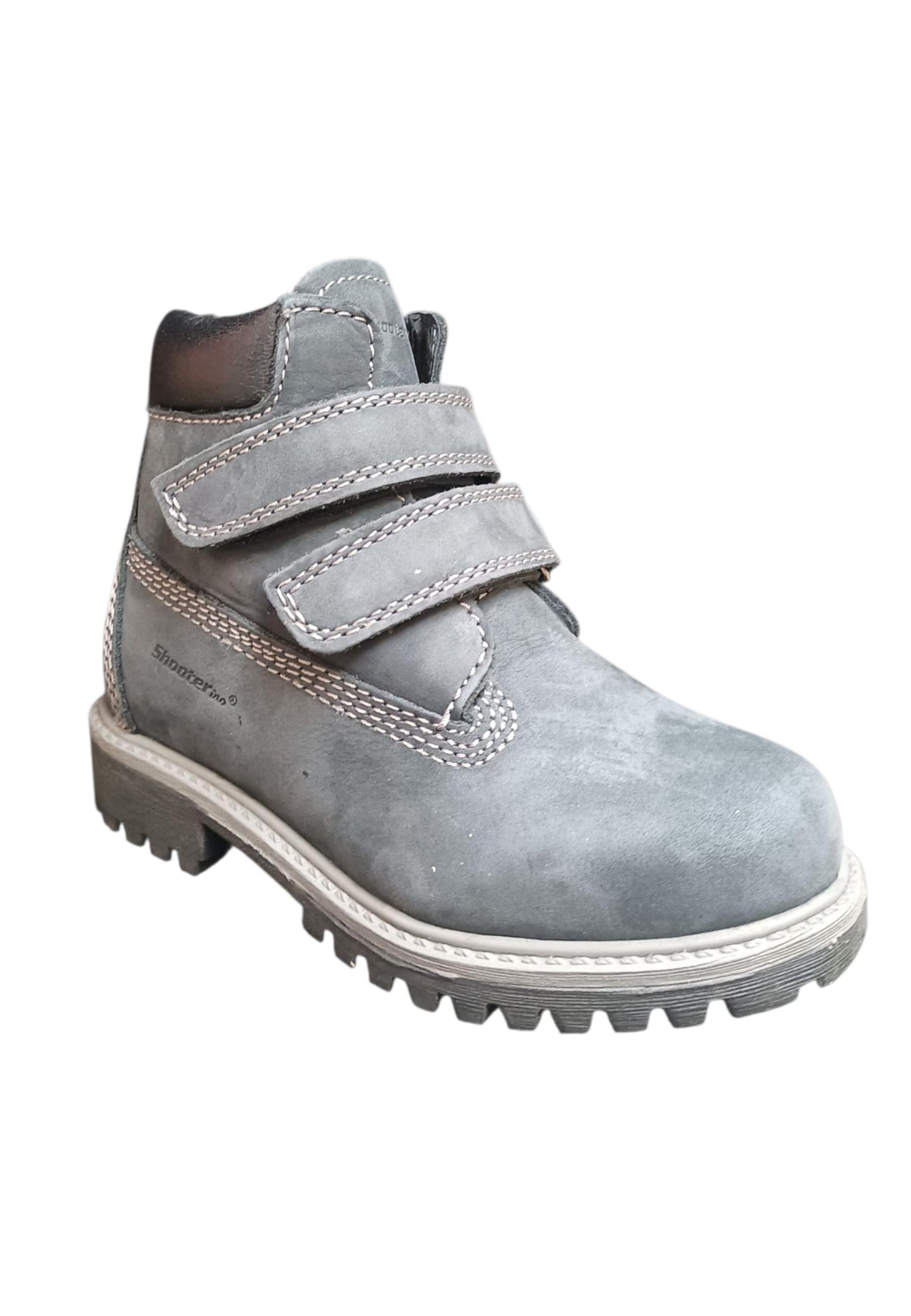 Boscaiolo bambino Shooterino Basic blue nero pelle velcro casual style