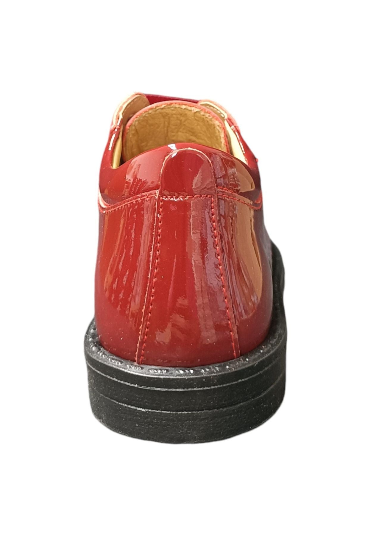 Scarpe inglesino scarpa elegante Bambine e ragazze platis P2340  rosso laccio