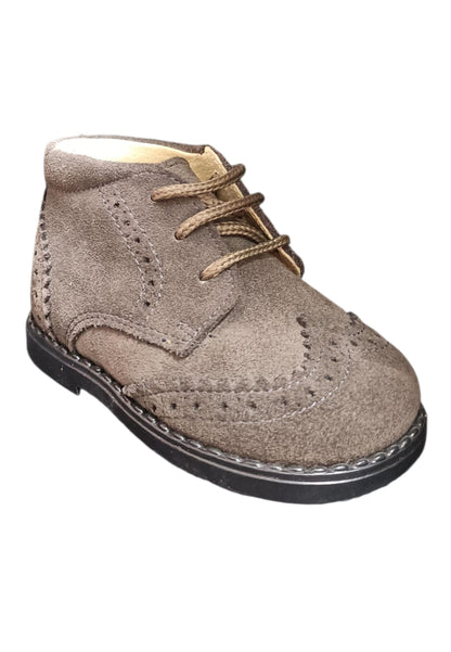 Scarpe inglesino scarpa elegante Bambini panyno B2920 grigio laccio