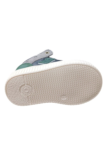 Scarpe sneakers Unisex bambini balducci cita  verdone-grigio laccio e zip laterale
