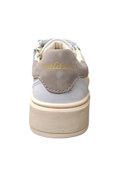 Scarpe sneakers Bambine e ragazze balducci KIABI  beige-rosa-bianco-multicolor laccio e zip laterale