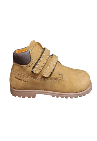 Boscaiolo bambino Shooterino Basic camel marrone pelle velcro casual style