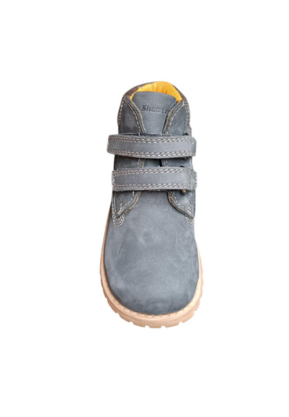 Boscaiolo bambino Shooterino Basic blue camel pelle velcro casual style