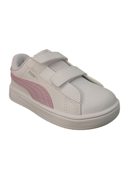 Scarpe sneakers Bambine e ragazze PUMA rickie classic  bianco-fuxja velcro