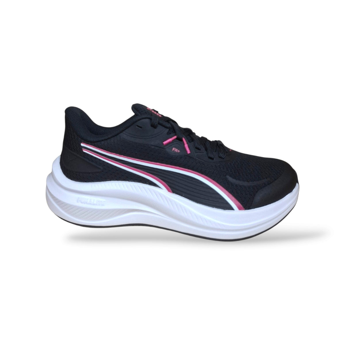 puma-skyrocket-312413-sneakers-bambina-nero-fucsia-in-tessuto-con-lacci-scarpetteria-gica-trani
