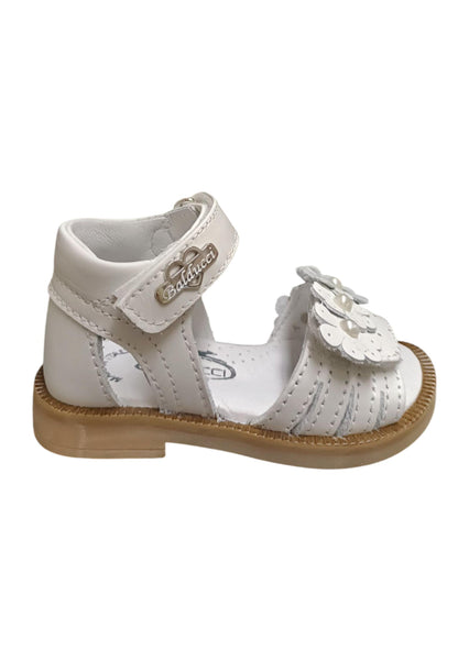 Scarpe sandalo tallonato Bambine balducci CITA  bianco velcro