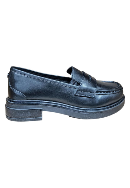 Scarpe mocassino-college Bambine e ragazze GIOSEPPO RONNEBY nero elastico