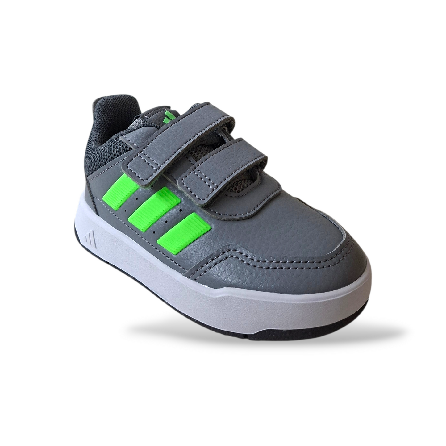 Sneakers bambino Adidas Tensaur Sport grigio verde sportive