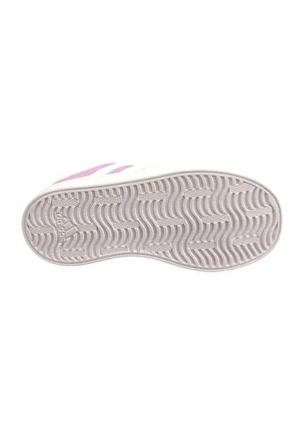 Sneakers bambina Adidas Grand Court viola bianco suede - Stile sportivo con velcro