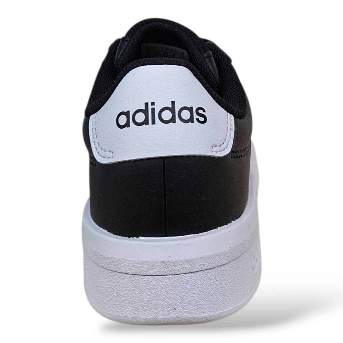 Adidas Grand Court Sneakers Bambini e Ragazzi Nero Bianco | Taglia 36-40 | Lacci | Scarpetteria Gica