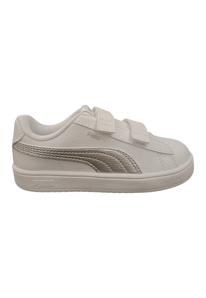 Scarpe sneakers Bambine e ragazze PUMA rickie classic  bianco-grigio velcro
