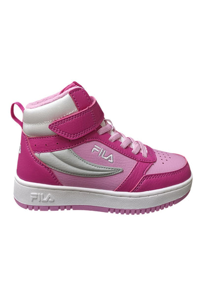 Scarpe sneakers Unisex bambino fila REGA  bianco-celeste-blue laccio elastico e velcro