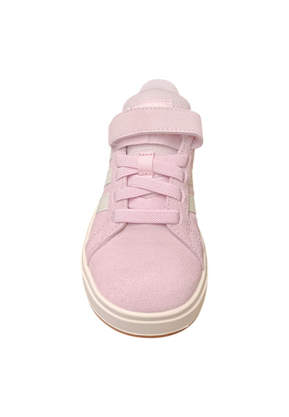 sarpe sneakers Bambine e ragazze adidas GRAND COURT  rosa-bianco velcro