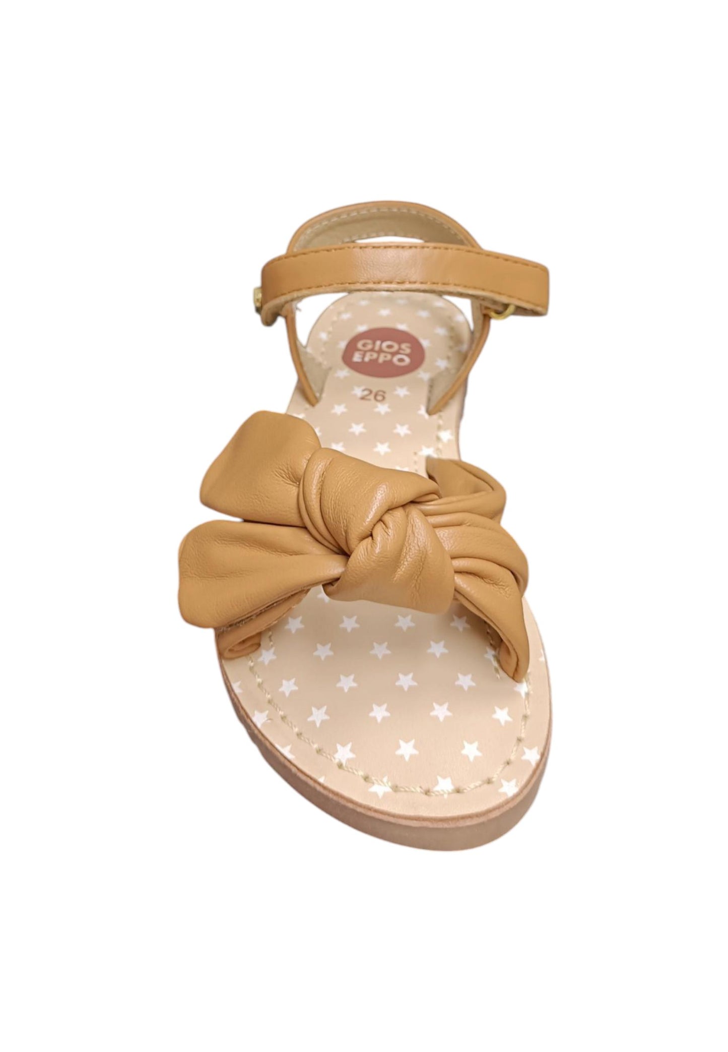 Sandalo bambina Gioseppo Wareham cuoio pelle velcro comfort elegance