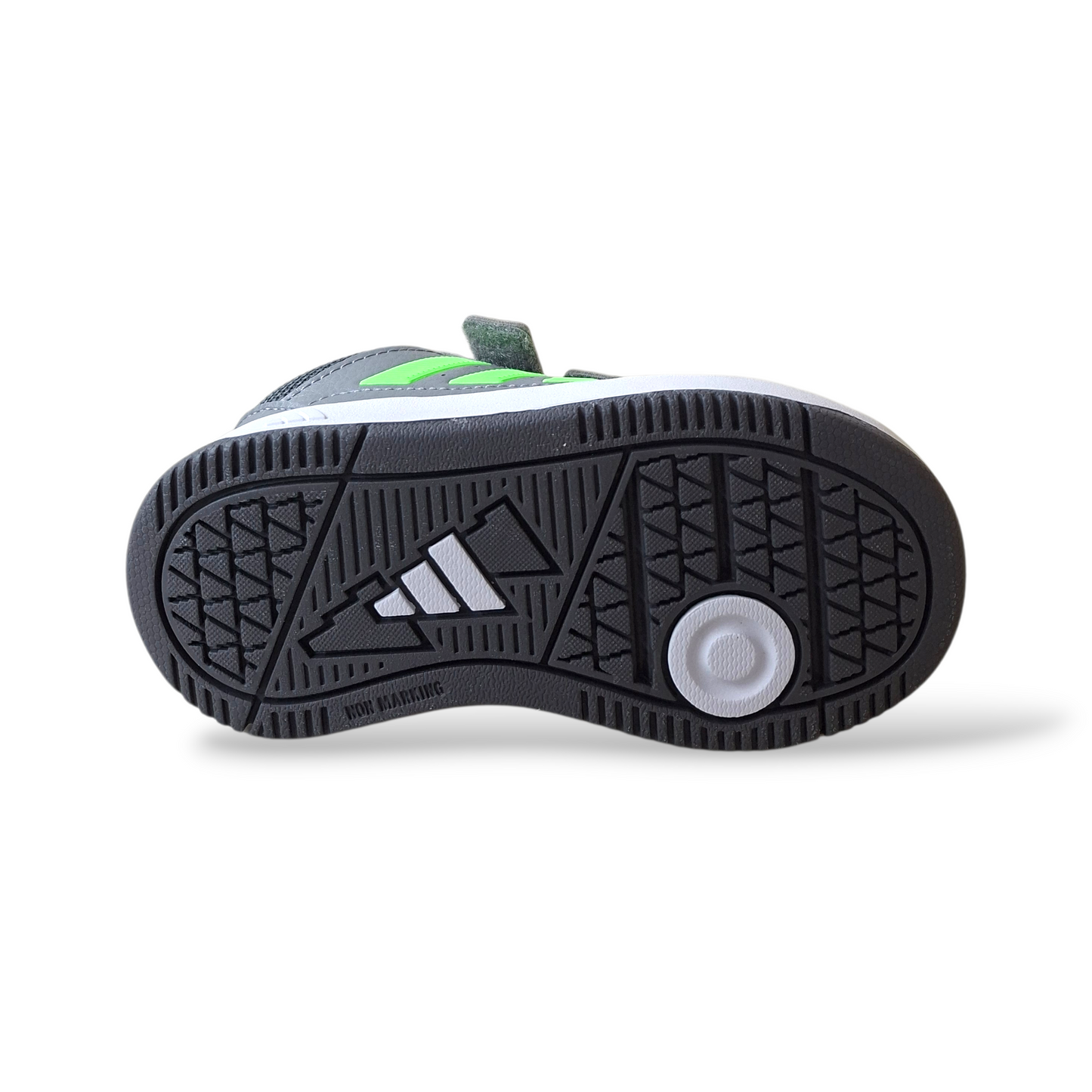 Sneakers bambino Adidas Tensaur Sport grigio verde sportive