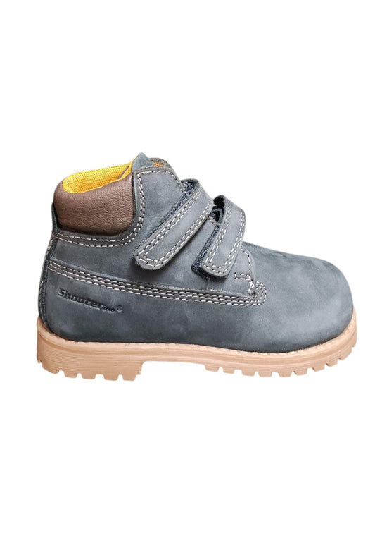 Boscaiolo bambino Shooterino Basic blue camel pelle velcro casual style