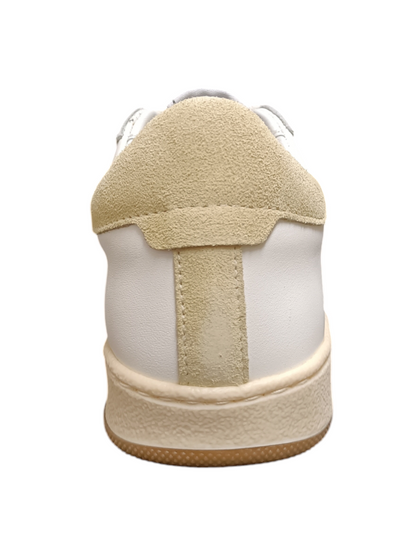 Scarpe sneakers Bambini e ragazzi 2B12 JRSUPRIME  bianco-beige laccio