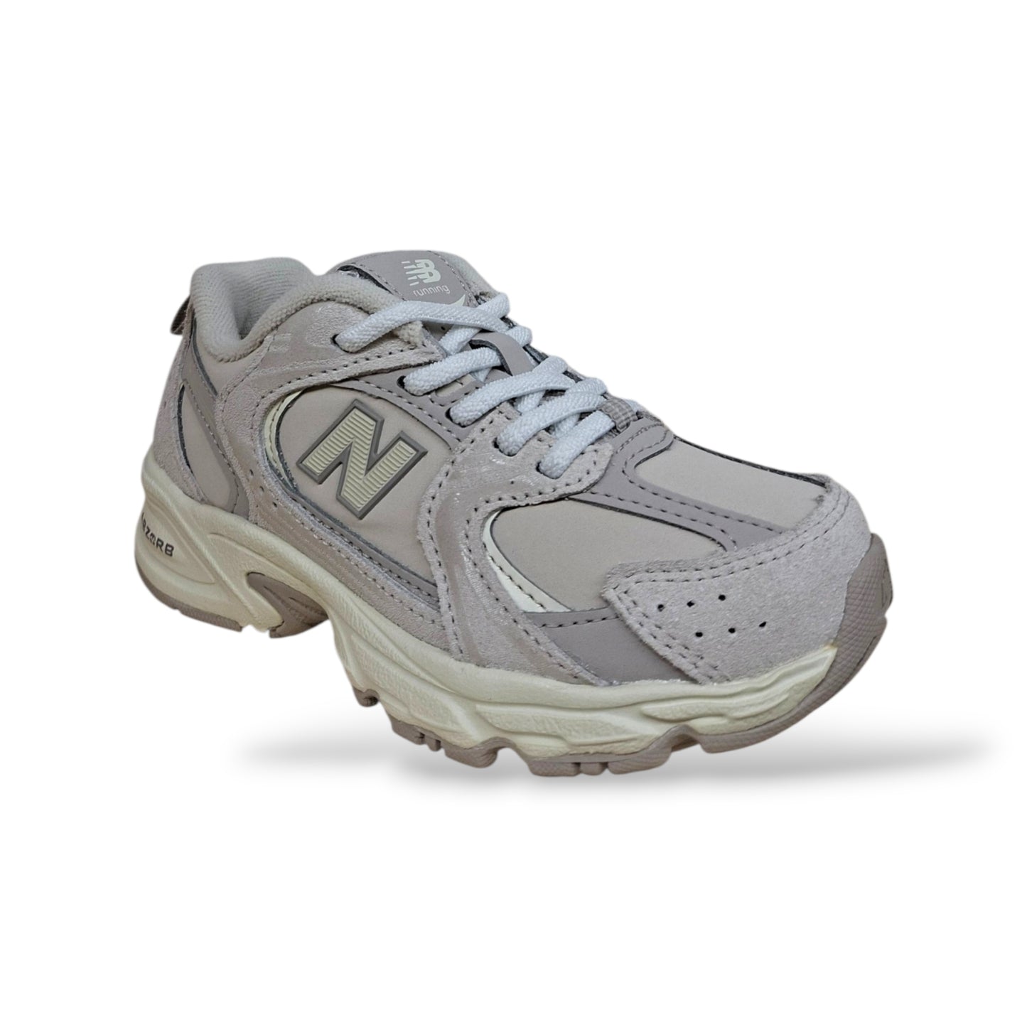 New Balance 530 Sneakers Bambini Ragazzi Beige Chiaro | Taglia 20-40 | Pelle Tessuto | Scarpetteria Gica