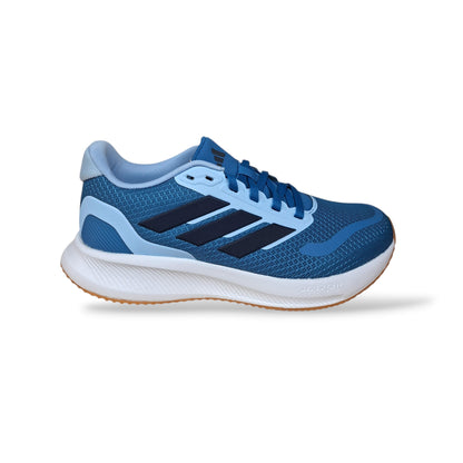 Sneakers Bambino Adidas Runfalcon JP9390 Blu Celeste Nero | Comfort e Stile Sportivo