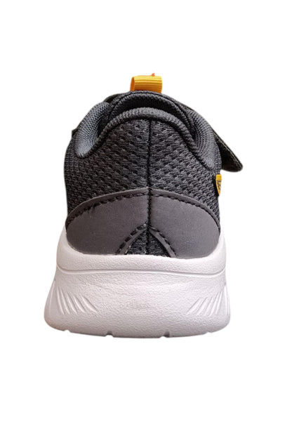 Scarpe sneakers Bambini e ragazzi PUMA flexfocus  grigio-giallo laccio elastico e velcro
